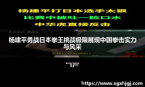 杨建平勇战日本拳王挑战极限展现中国拳击实力与风采